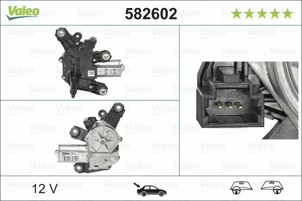 SİLECEK MOTORU ARKA RENAULT Clio IV 10/2012 - . Captur 04/2013 - . Zoe 01/2013 -