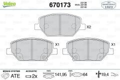 ÖN FREN BALATASI OPEL INSIGNIA B 18 17 İNÇ JANT