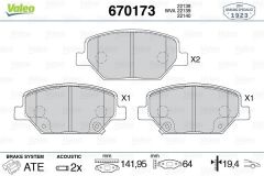ÖN FREN BALATASI OPEL INSIGNIA B 18 17 İNÇ JANT
