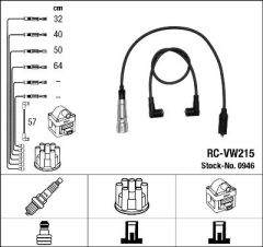 RC-VW215 ATEŞLEME KABLOSU
