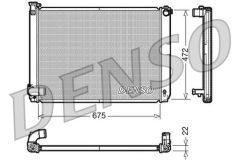 RADİATOR. ENGİNE COOLİNG LEXUS RX 03-08