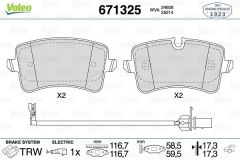 ARKA BALATA AUDI A4 R84 12 A5 13 A6 11 A7 14 Q5 12 2.0TDİ 3.0TDİ PORSCHE MACAN 14