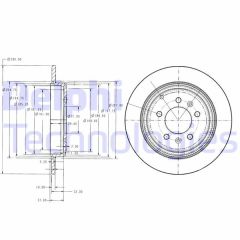 FREN DİSKİ ÇİFTLİ PAKET . DELİKSİZ ARKA PEUGEOT 605 1990
