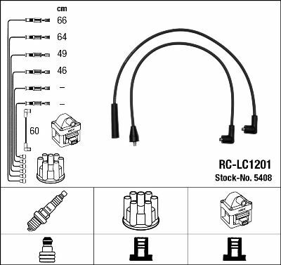 RC-LC1201 ATEŞLEME KABLOSU