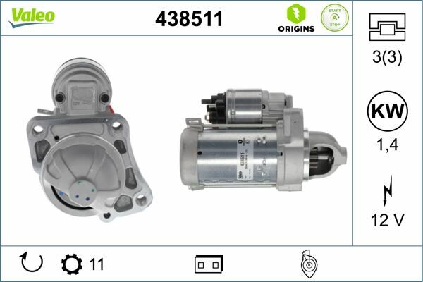 RESTARTER MARŞ MOTORU VOLVO XC60 II 2.0 RSM14-21