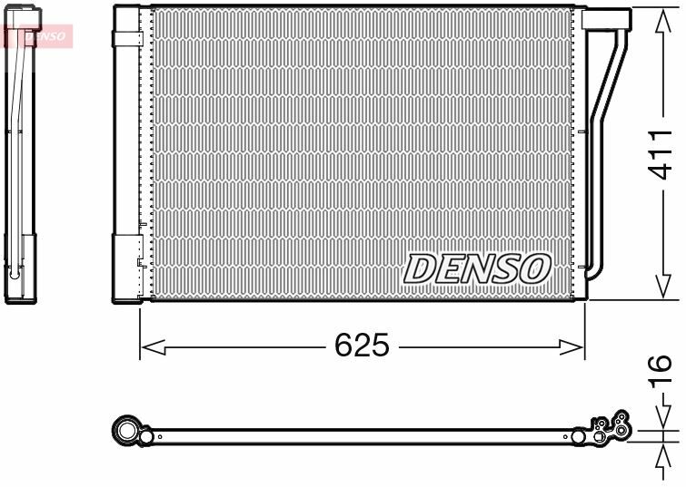 CONDENSER. AİR CONDİTİONİNG BMW 5 F10. F11 10-16