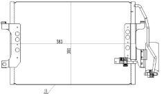 KLIMA RADYATORU MERCEDES W168 W414