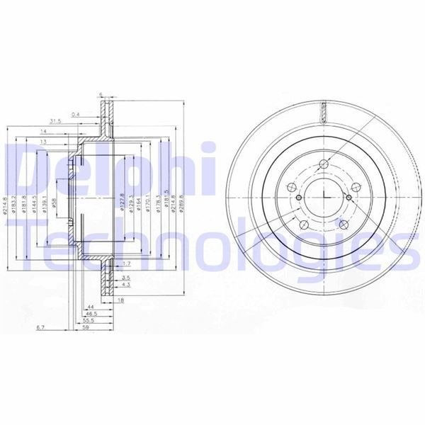 FREN DİSKİ ÇİFTLİ PAKET . DELİKLİ ARKA SUBARU IMPREZA. LEGACY 10/2000 12/2009