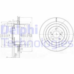 FREN DİSKİ ÇİFTLİ PAKET . DELİKLİ ARKA SUBARU IMPREZA. LEGACY 10/2000 12/2009