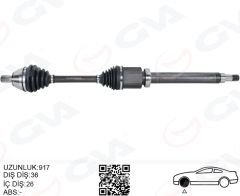 ÖN AKS KOMPLE SAG VOLVO S40 VOLVO II 1.6 D2 10 12 V50 1.6 D2 10 12 C30 1.6 D2 10 12 D 4162 T