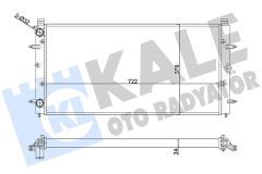 SU RADYATÖRÜ VW TRANSPORTER IV 1.8 1.9D-TD 2.4 2.5TDI 92-03 MT AC NAC MEKANİK 722x378x32 701121253K-701121253M