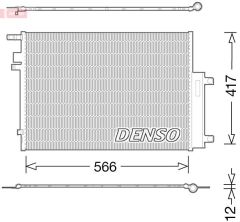 CONDENSER. AİR CONDİTİONİNG JEEP RENEGADE 14-