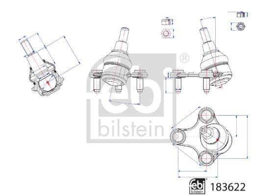 ROTİL CIVATALARA VE SOMUNLARA SAHİP OLAN VW