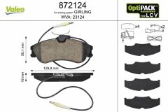 ÖN BALATA PARTNER-BERLINGO 07/96 XSARA 04/97 P306 05/93-05/01 FİŞLİ