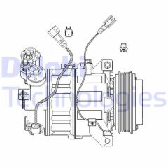 KLIMA KOMPRESÖRÜ FORD MONDEO IV 07 14 -S-MAX-VOLVO S80-V70-XC60-XC70 06 15 2.4 D-D5