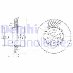 ÖN FREN AYNASI VECTRA B 96 02 SAAB 9-2/9-3 93 03 288x25x7DLxHAVALI 32025723-569357-93182306