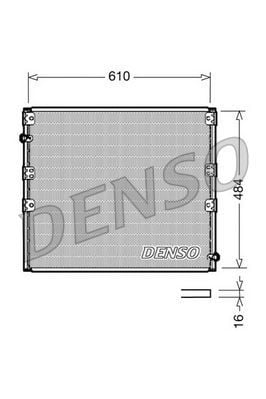 CONDENSER. AİR CONDİTİONİNG TOYOTA LAND CRUISER / PRADO / COLORADO J90 95-02
