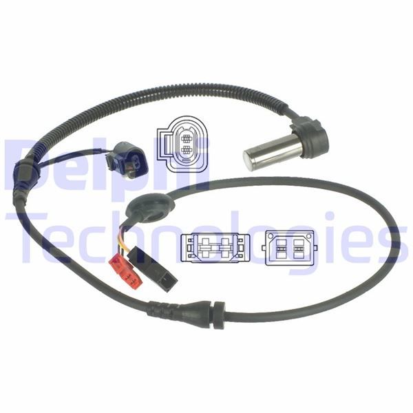 ABS TEKERLEK HIZ DEVİR SENSÖRÜ ÖN 6 PİN PASSAT 96-05 -A4 95-00 -SUPERB 01-08 1025mm