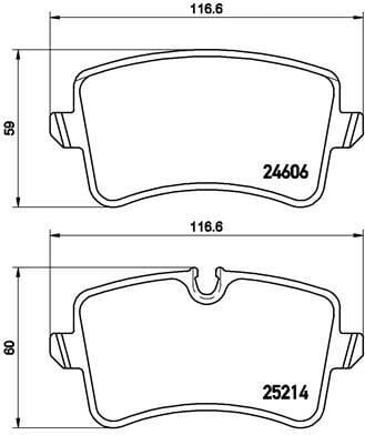ARKA BALATA AUDI A4 R84 12 A5 13 A6 11 A7 14 Q5 12 2.0TDİ 3.0TDİ PORSCHE MACAN 14
