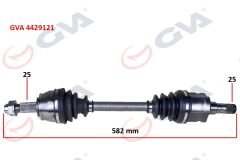 KOMPLE AKS SOL LINEA 1.6 MJT 07- FIORINO 1.3 MJT A/T 08-13 İÇ AKS KAFALI