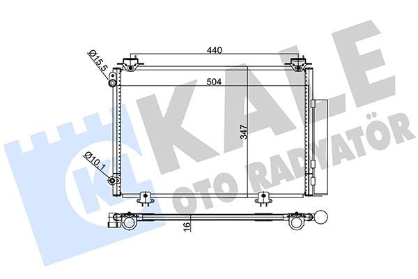 KLİMA KONDENSERİ YARIS-YARIS VERSO AL/AL 520x318x16