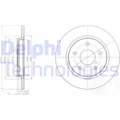 ARKA FREN DISKI FIAT FREEMONT 11 15 CHRSYLER GRAND VOYAGER 08 DODGE JOURNEY 08