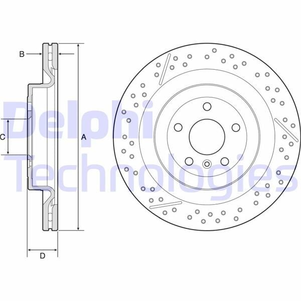 FREN DISKI ARKA MERCEDES X166 W166 C292