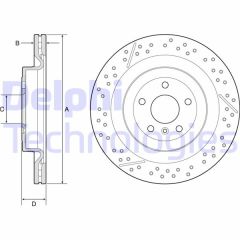FREN DISKI ARKA MERCEDES X166 W166 C292