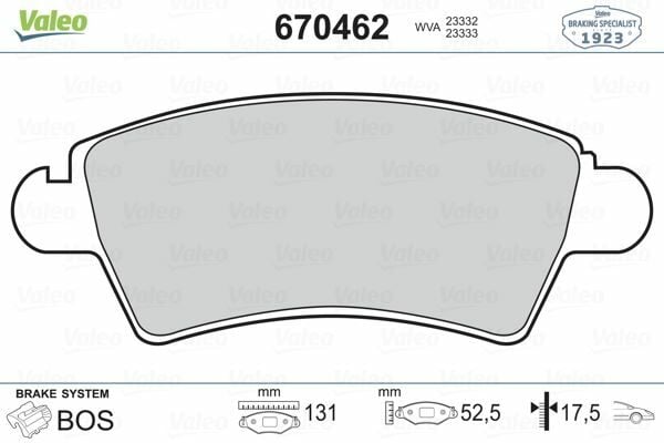 ÖN FREN BALATASI P206 1.6 16V GTI CC 00 306 94/01 XSARA 97/00