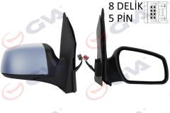 DIŞ DİKİZ AYNASI SAĞ FIESTA 05 08 ELEKTRİKLİ ISITMALI ASTARLI KONVEKS 5 FİŞ VM-6312EHPR