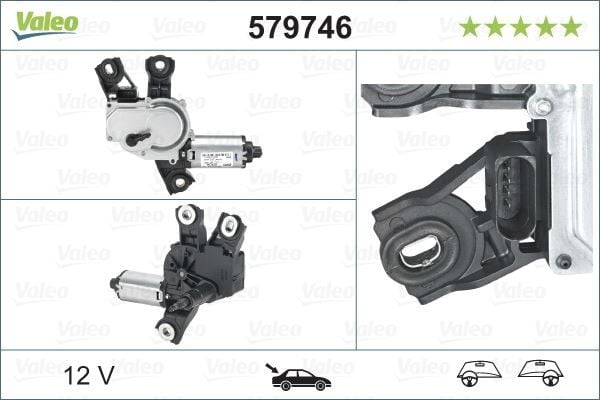 SİLECEK MOTORU ARKA VW TIGUAN 5N 2007