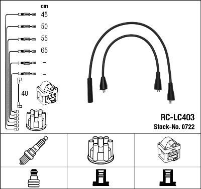 RC-LC403 ATEŞLEME KABLOSU