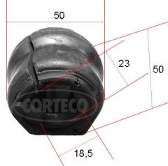 VİRAJ DEMİR LASTİĞİ 23mm P307 00 09 P308 07 14 P3008 09 16 P5008 09 17 PARTNER-BERLINGO 08 15 C4 09 15 DS4 16 18
