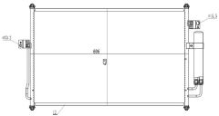 KONDENSER AL/AL ISUZU D-MAX 2012
