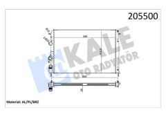RADYATÖR MGN I 96 SCENIC 00-03 2.0 16V-1.9D AC MEK 585x377.5x34 1 SIRA ALB SİSTEM