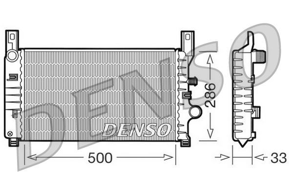 RADİATOR. ENGİNE COOLİNG FORD ESCORT V 90-95