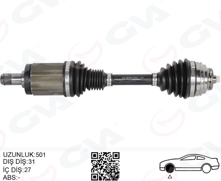 KOMPLE AKS ÖN SOL BMW X1 E84 09 15 501MM