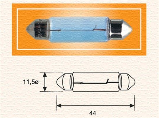 AMPUL - C10W 24V LONG