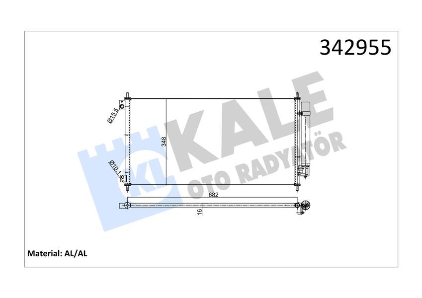 KLİMA KONDENSERİ HONDA CITY AL-AL
