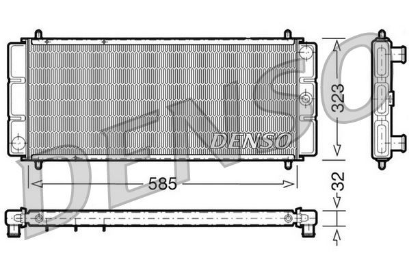 RADİATOR. ENGİNE COOLİNG ROVER 200 XH 85-89