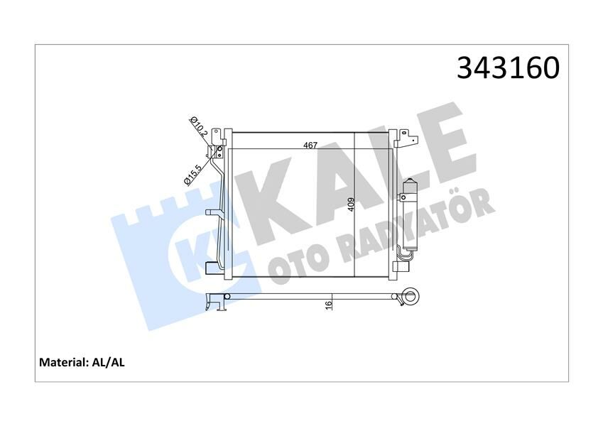 x KLİMA KONDENSERİ NISSAN JUKE AL-AL
