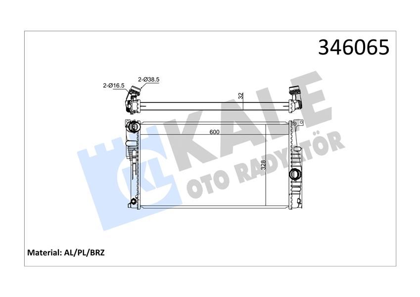 MOTOR SU RADYATORU BMW N47 N13 B47 F30 F20 F22 F32 F34 F36