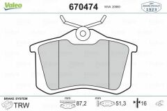 ARKA BALATA FLUENCE-MEGANE II-III-P207-P308-P307-PARTNER-BERLINGO-C2-C3-C4-CROSSLAND- BORA-PASSAT 97 GOLF IV-V-POLO 87x52.9x17