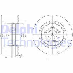 FREN DISKI ARKA MERCEDES W204 S204 C204 C207 A207