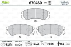 ÖN DİSK FREN BALATASI OPEL FRONTERA 2.0/2.2/3.2/2.2D/2.5D/2.8D 08/91-07/04