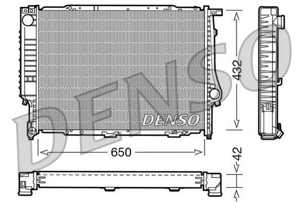 RADİATOR. ENGİNE COOLİNG BMW 5 E34 87-97