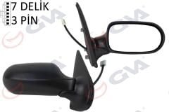 DIŞ DİKİZ AYNASI SAĞ PALIO WEEKEND 02 ALBEA 05 ELEKTRİKLİ ISITMALI KONVEKS 3 FİŞ VM-6155ER