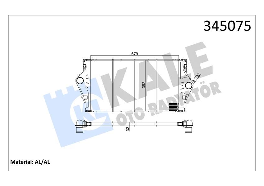 İNTERCOOLER AL/PL/BRZ ESPACE IV-LAGUNAII-VEL SATIS