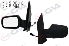 DIŞ DİKİZ AYNASI SOL FIESTA 02 ELEKTRİKLİ ISITMALI KONVEKS 5 FİŞ VM-312EHL