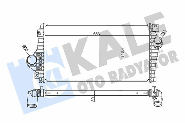 INTERCOOLER AL/PL/BRZ CHEVROLET EPICA